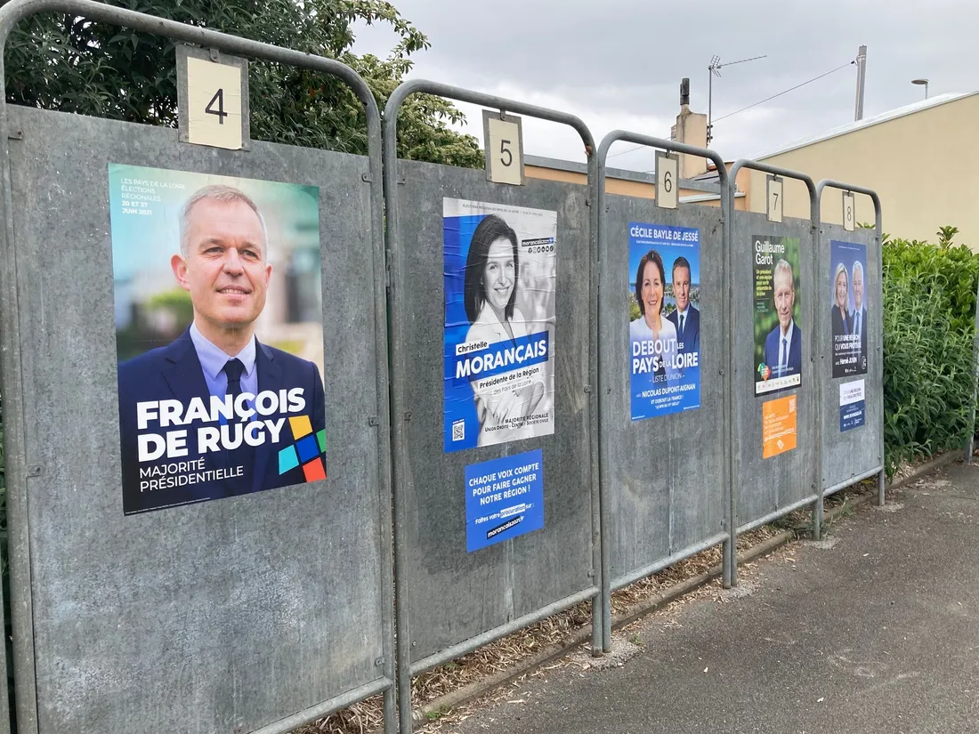 Régionales panneaux d'affichage
