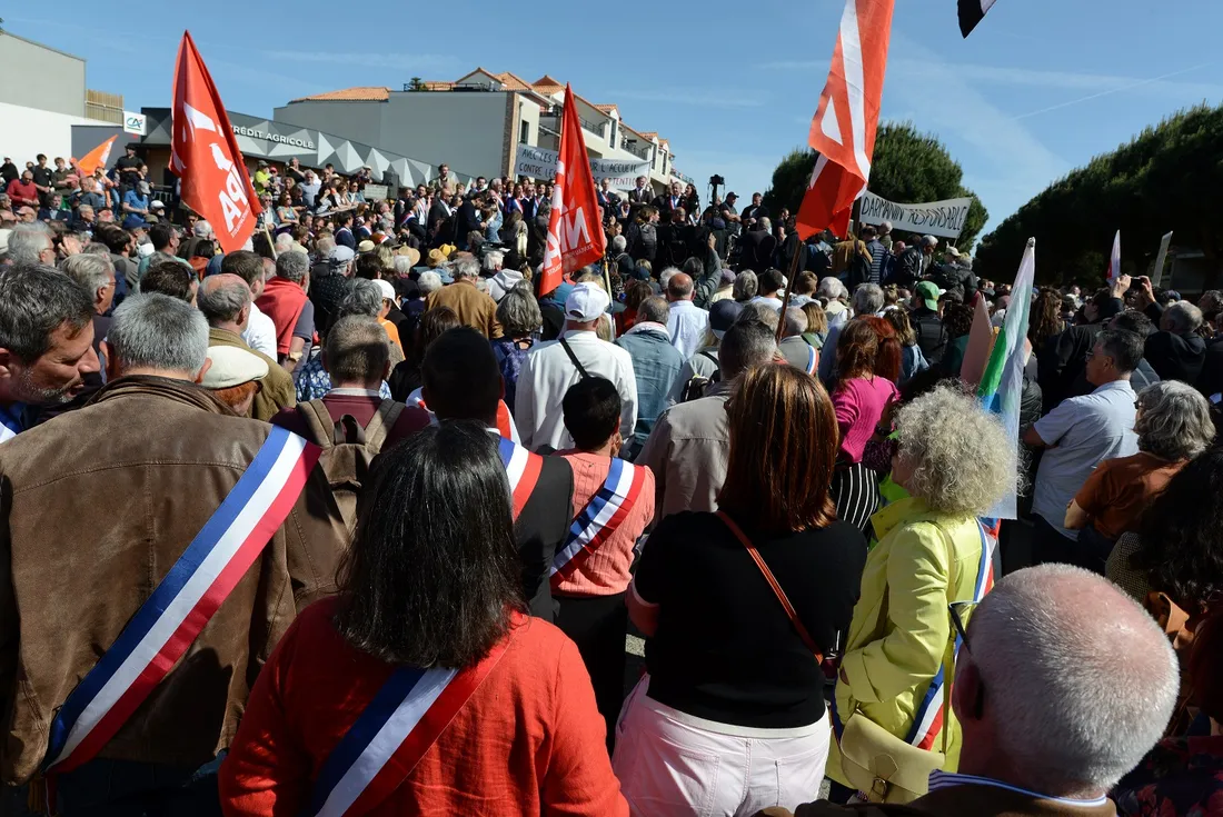 Marche de soutien à Yannick Morez