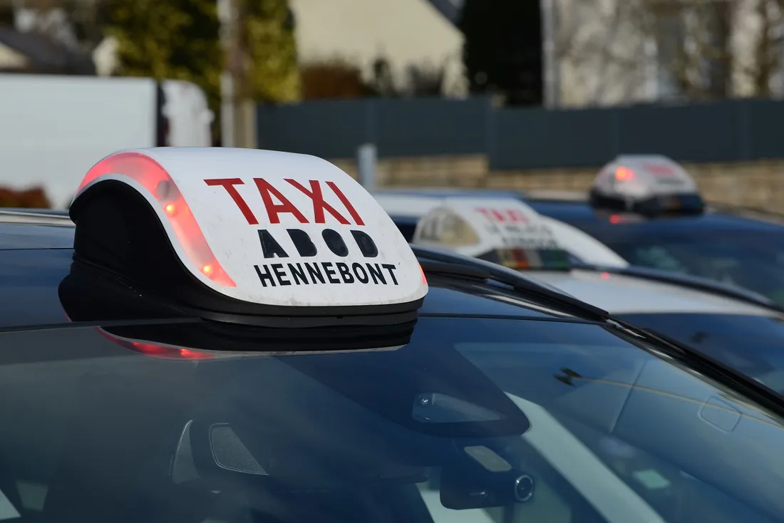 Rassemblement des taxis à Quimper