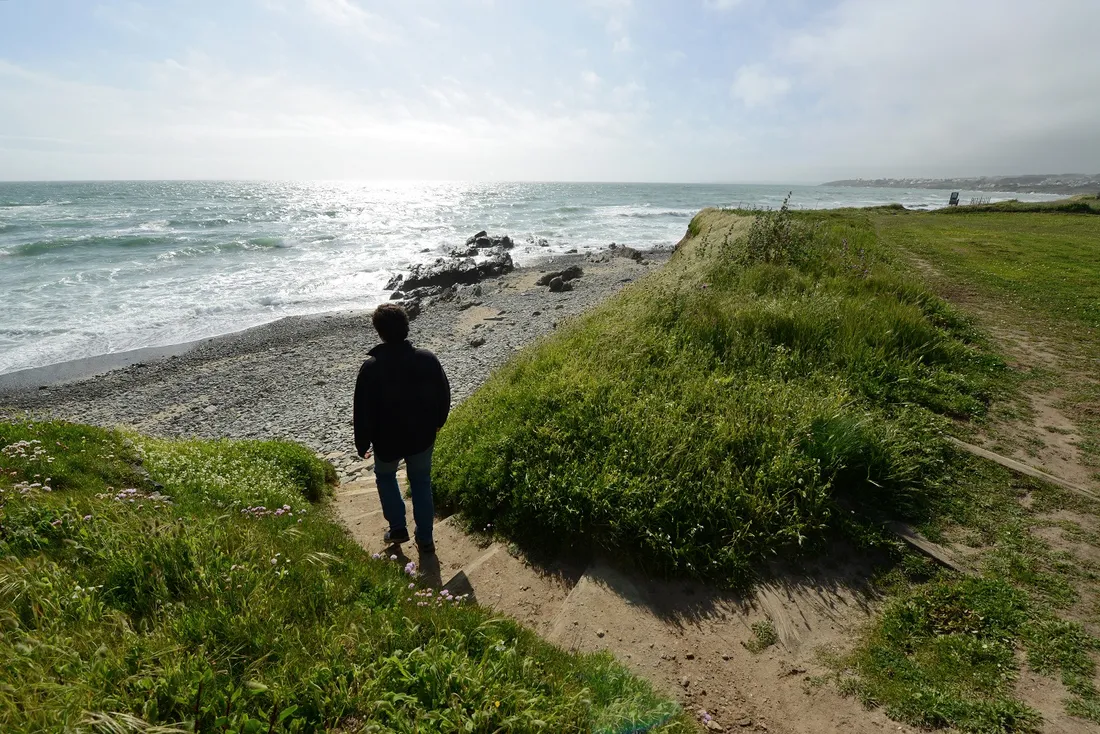 Terrain Evazion, accès plage