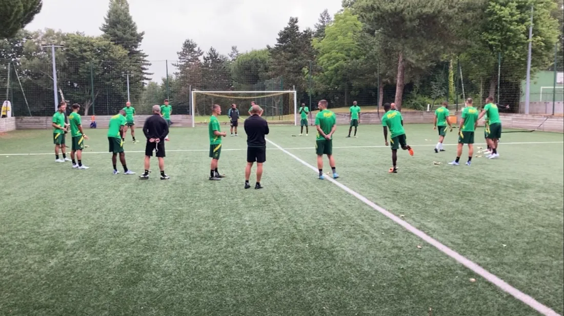 Les entraînements ont repris hier à la Jonelière