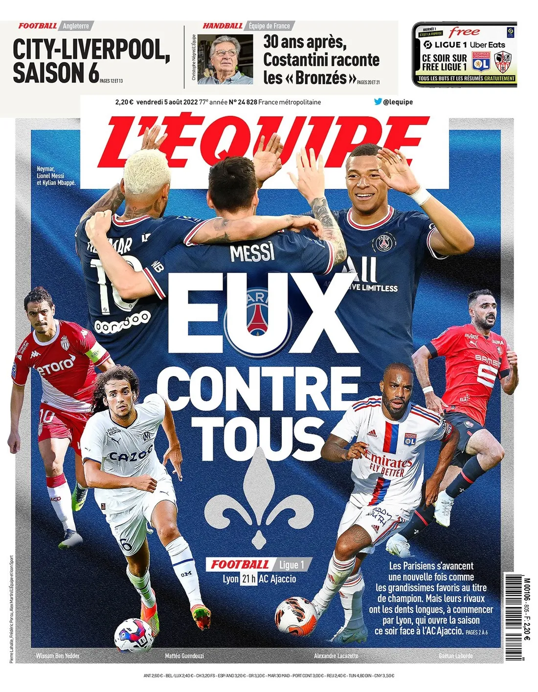 La Une de l'Equipe