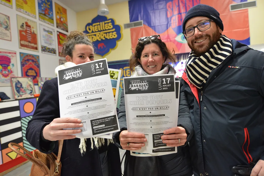 Charlène, Delphine et Colin