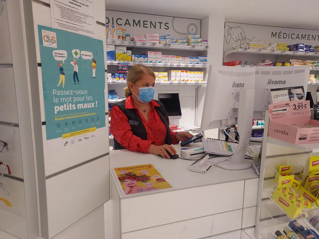 Véronique Prié expérimente Osys dans son officine de Lorient