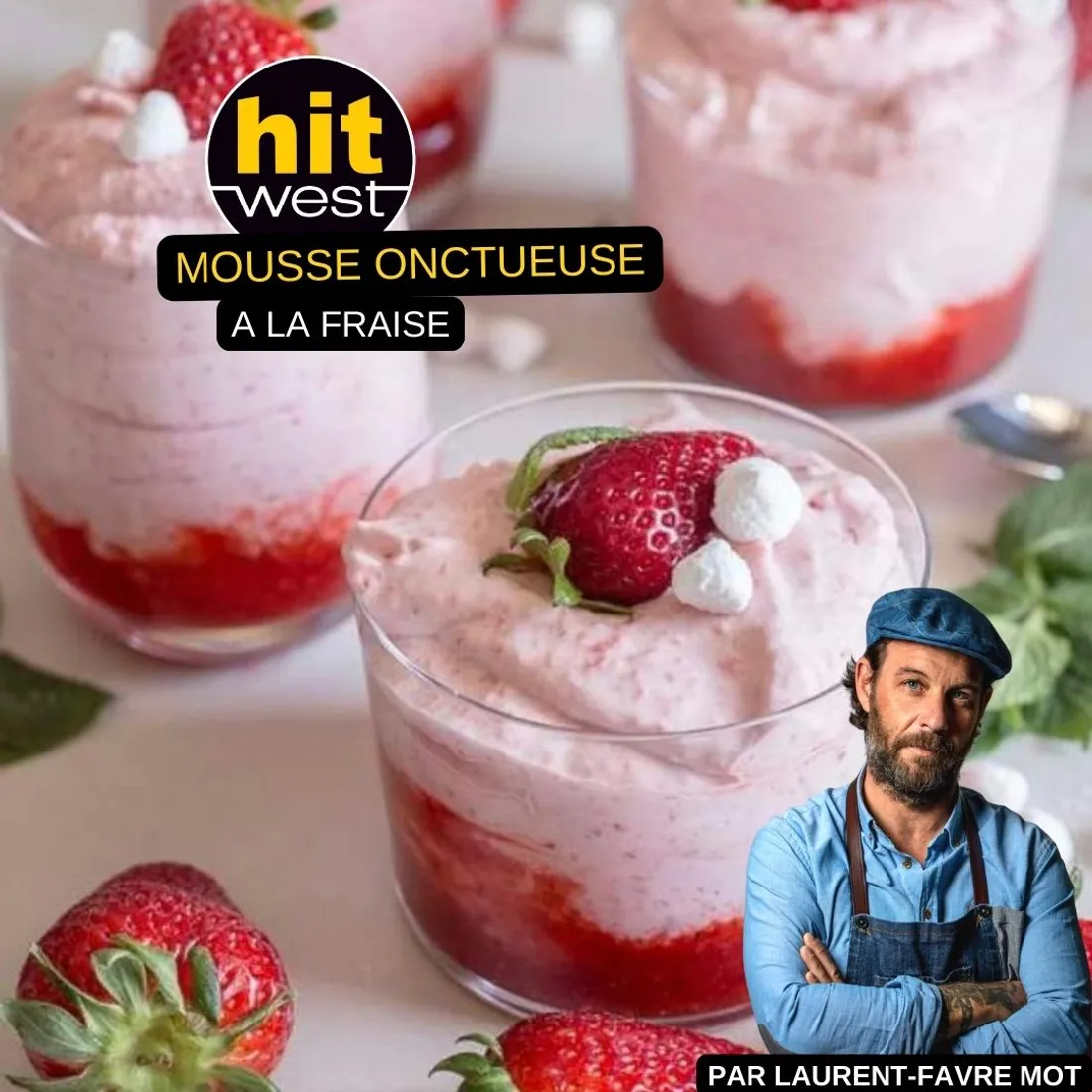 Mousse à la fraise