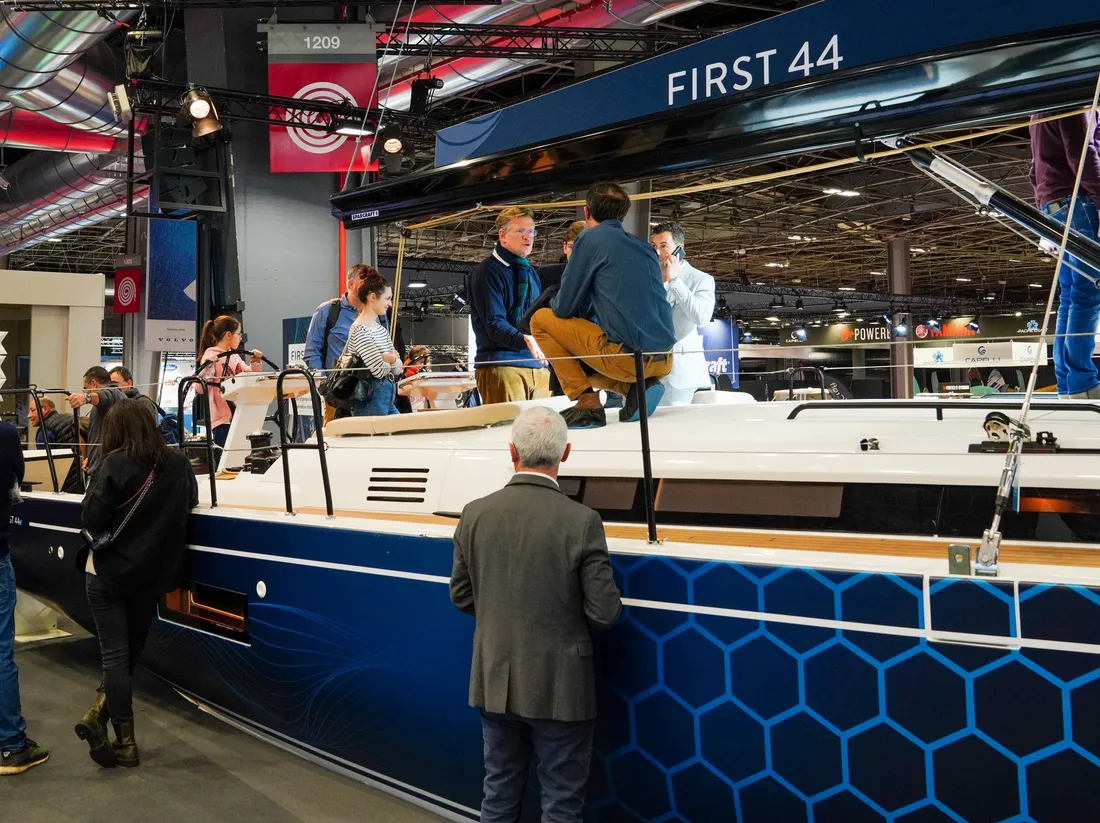 Le stand Bénéteau sur le salon nautique 2022