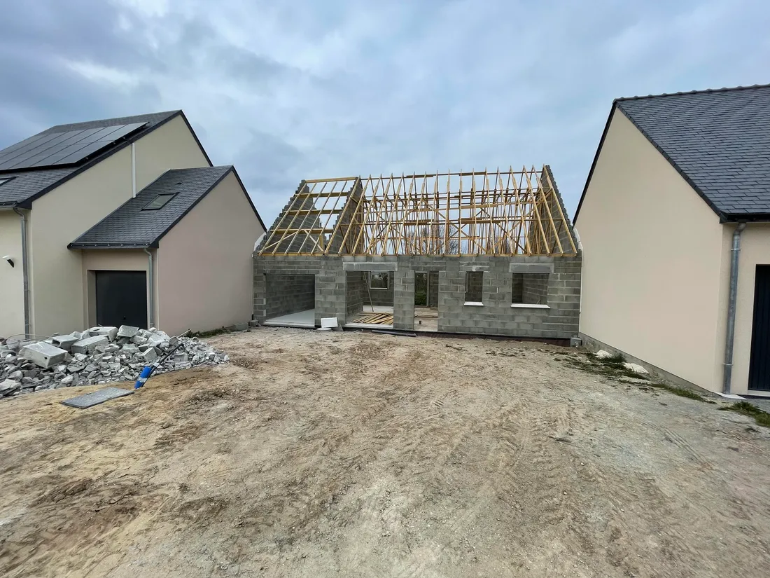 Chantier maison Carréneuf