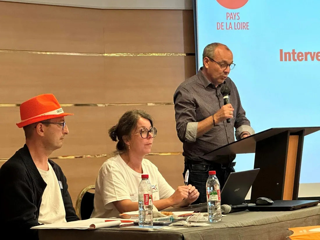 Laurent Berger est venu à l'assemblée générale locale le 1er juin dernier