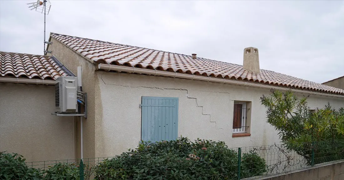 Maison fissurée à Talmont-Saint-Hilaire