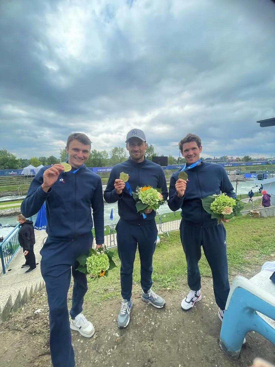 Nicolas Gestin, Denis Gargaud Chanut et Martin Thomas