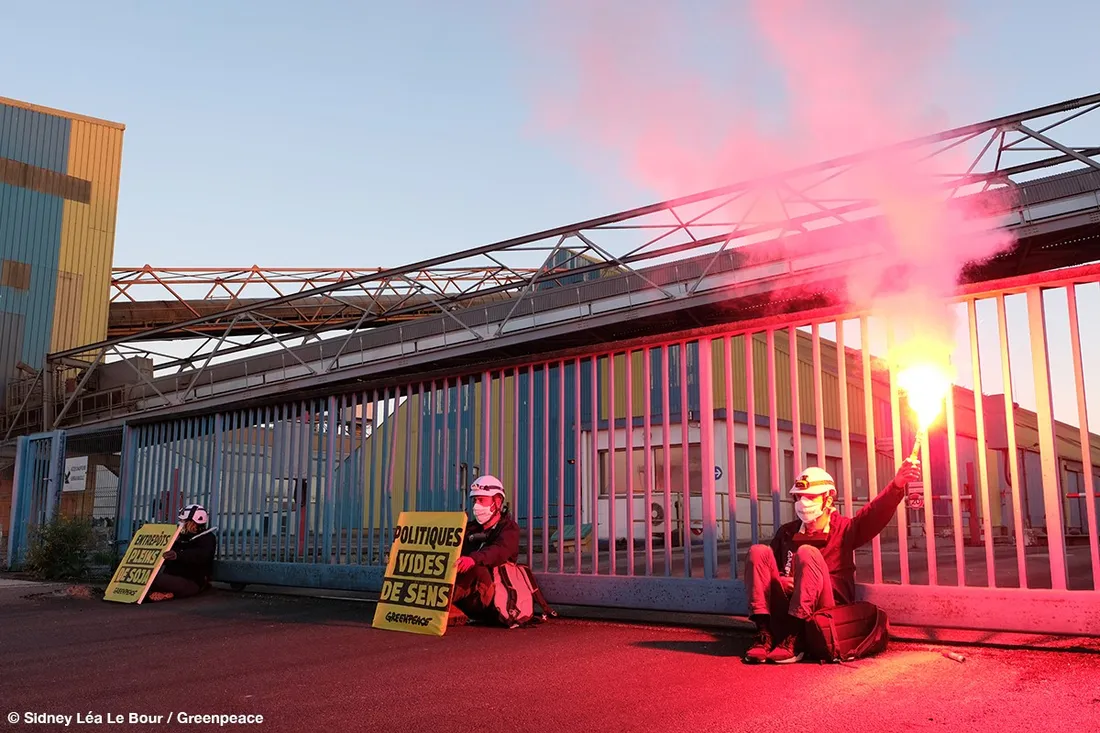 Action Greenpeace St Nazaire