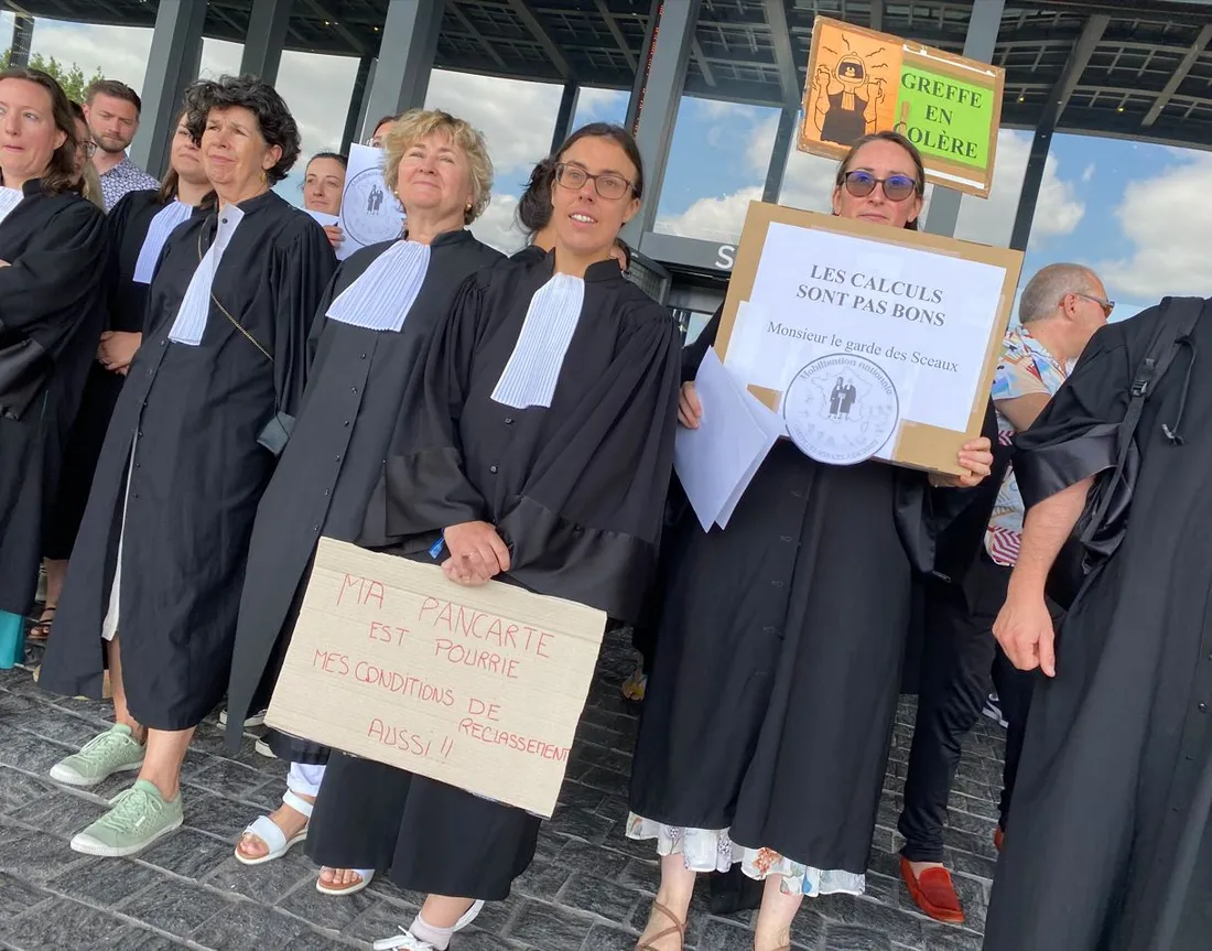 Les greffiers mobilisés à Nantes