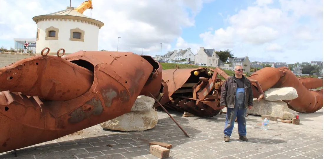 Marc Morvan et son homard