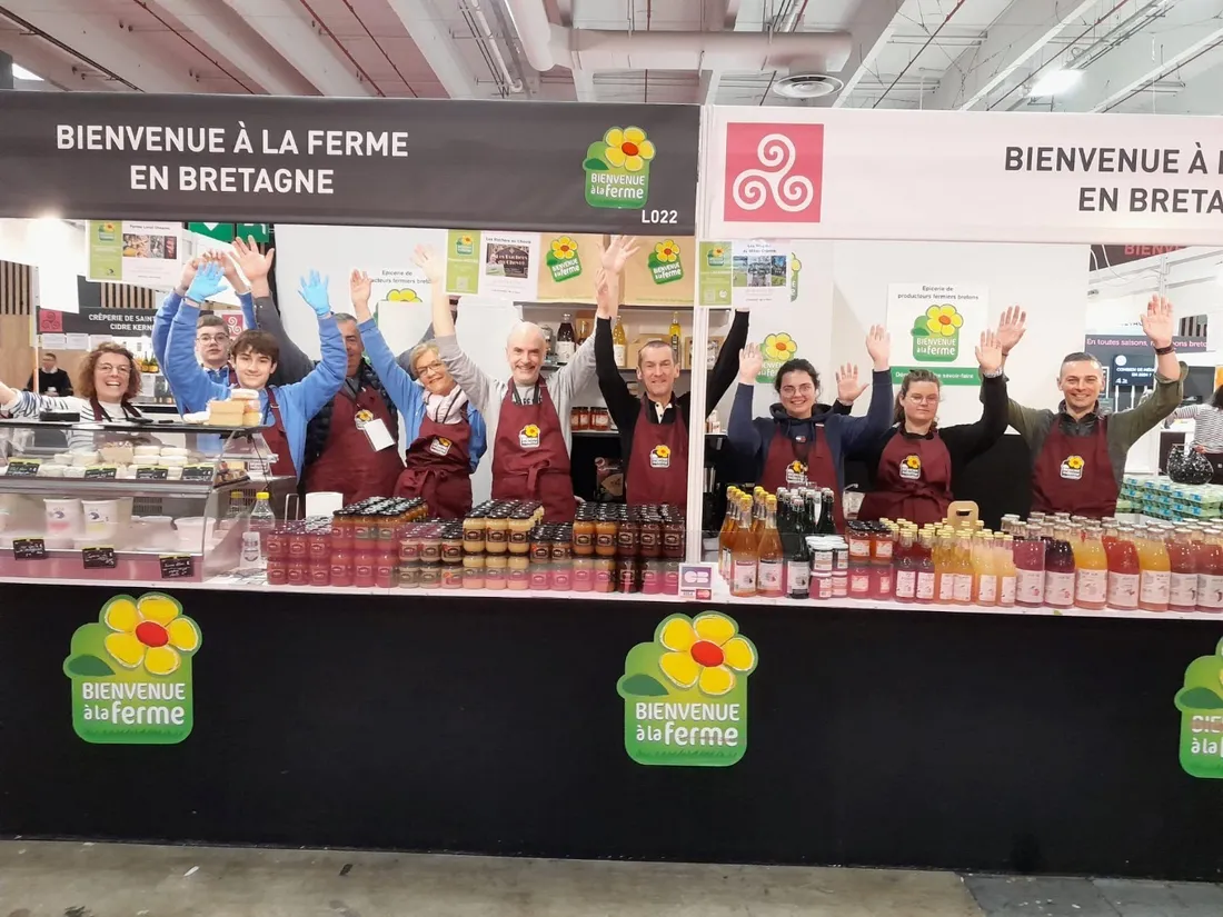 Des producteurs du réseau Bienvenue à la ferme Bretagne au SIA 2024
