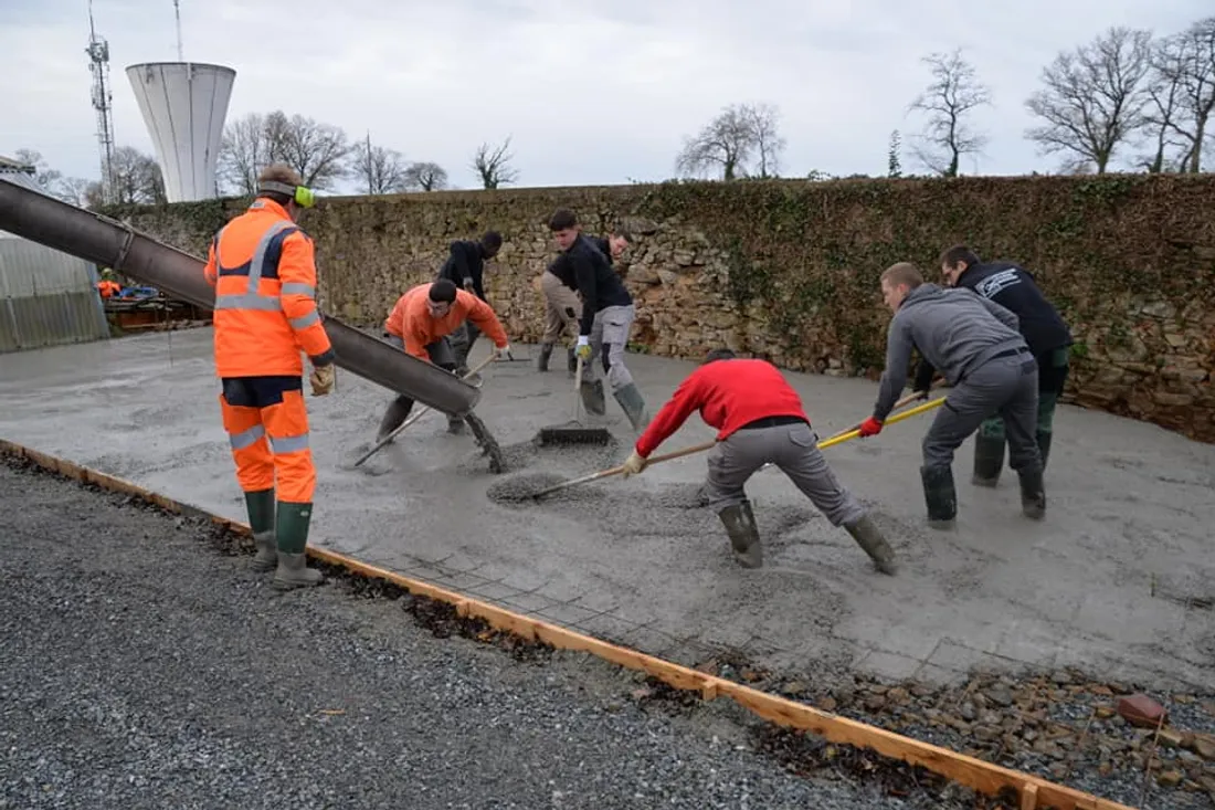 Les lycéens de Rochefeuille à Mayenne