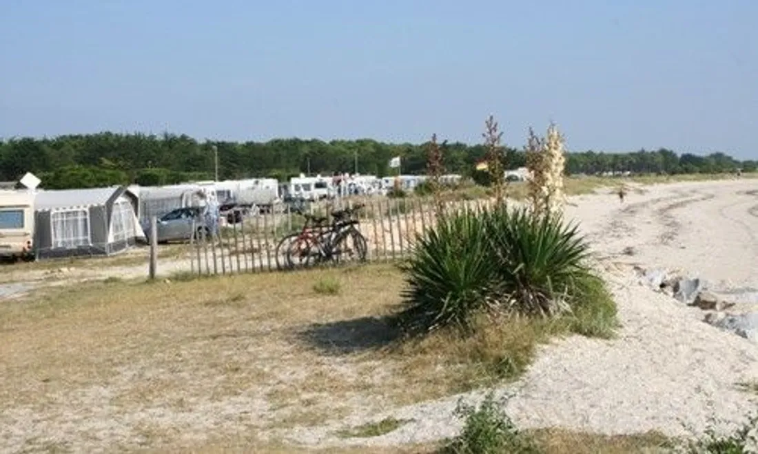 Le camping avant le nouvel aménagement.