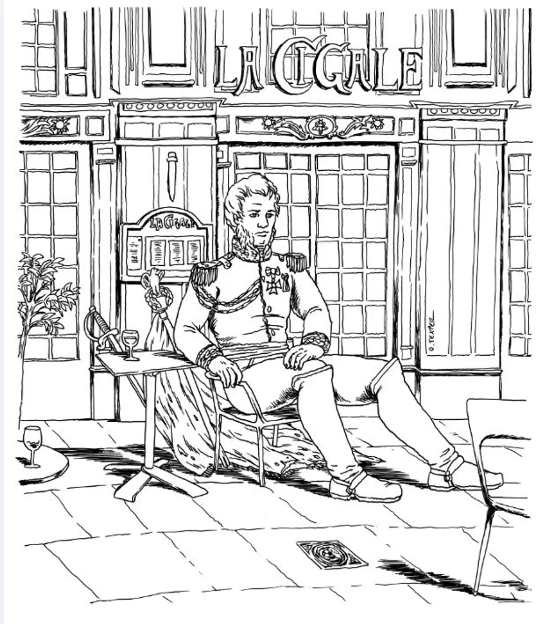 La statue du général Cambrone sera reproduite à l'identique