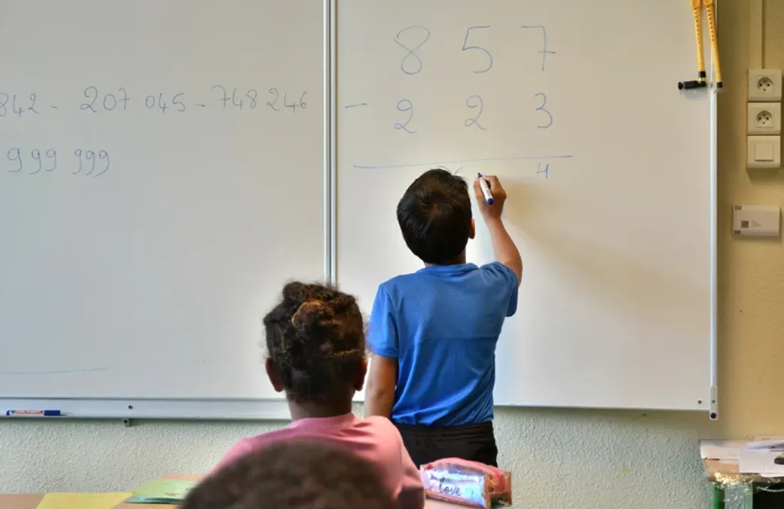 Illustration d'élèves en classe