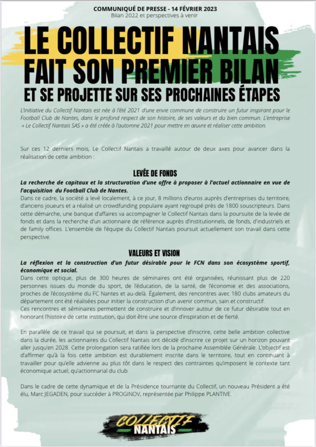 Communiqué Collectif Nantais