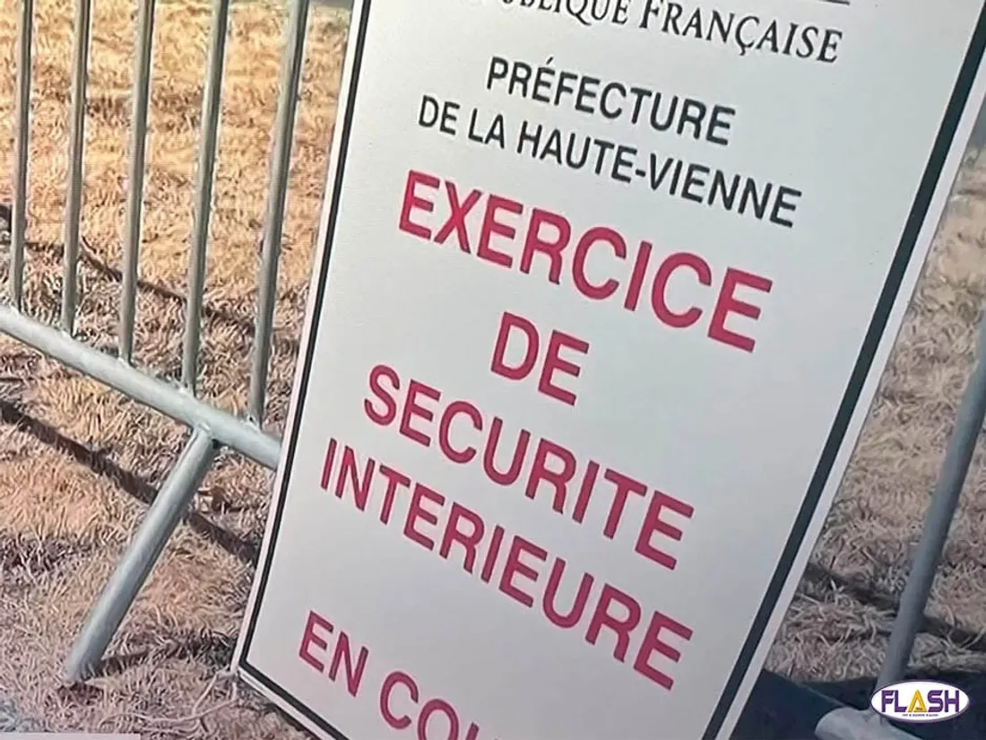 Exercice sécurité civile tuerie de masse polyclinique Limoges parc des expositions RAID démineurs 