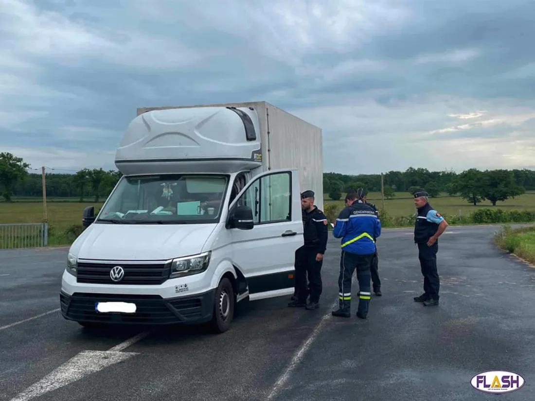 Gendarmerie contrôle des flux migratoires 20 mai 2025 Creuse 