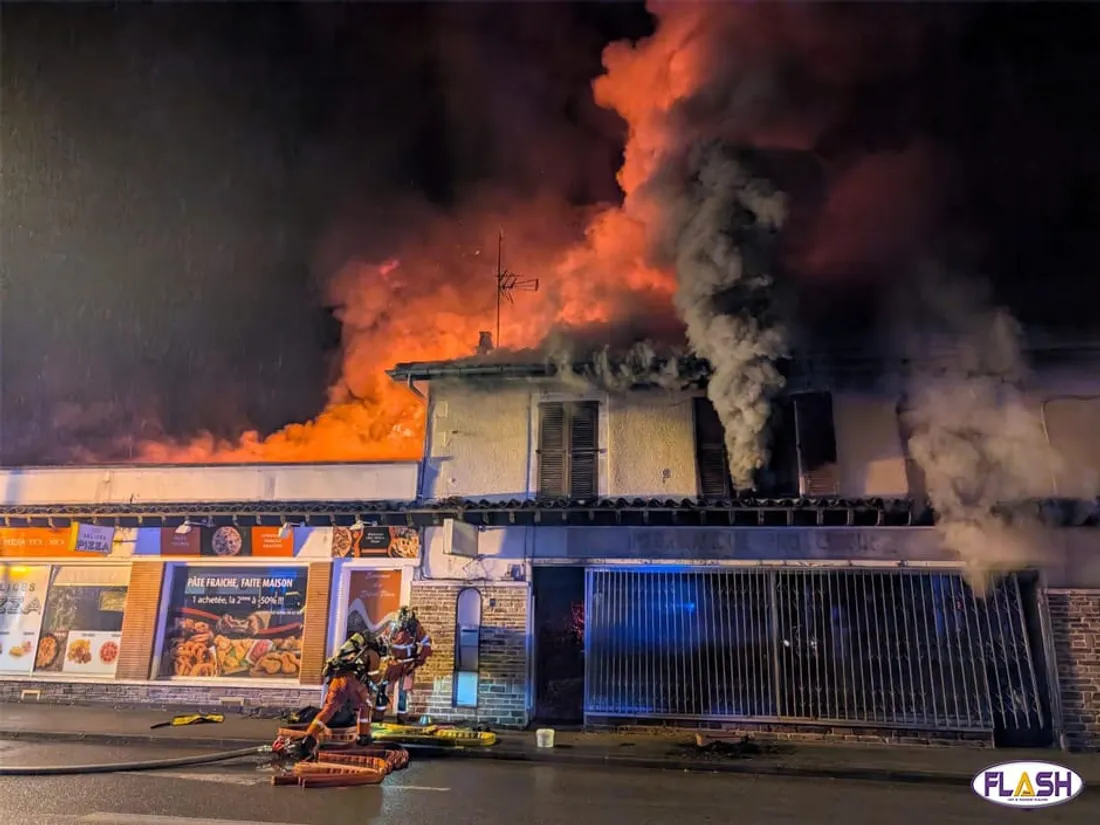 Incendie maison habitation Aixe sur Vienne Pompiers SDIS 87 29 novembre 2025
