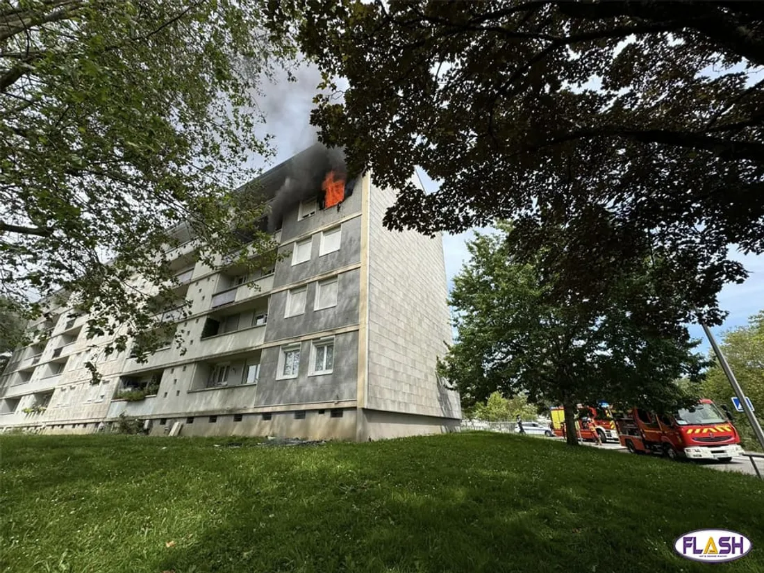 Incendie Sablard Pompiers 13 juin 2024