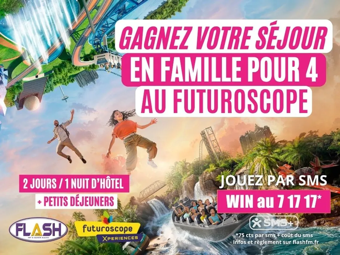 Gagnez votre séjour en famille pour 4 personnes au Futuroscope avec Flash FM
