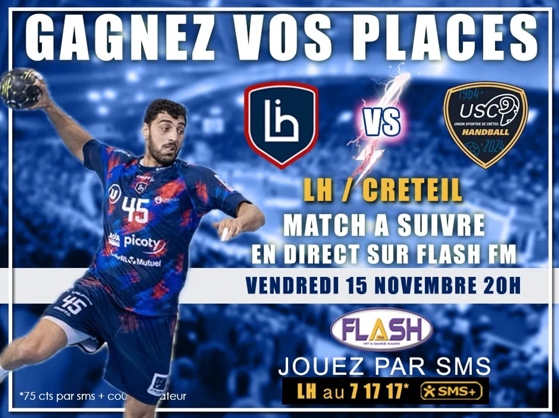 Gagnez vos places avec Flash FM pour le match du Limoges Handball contre Créteil