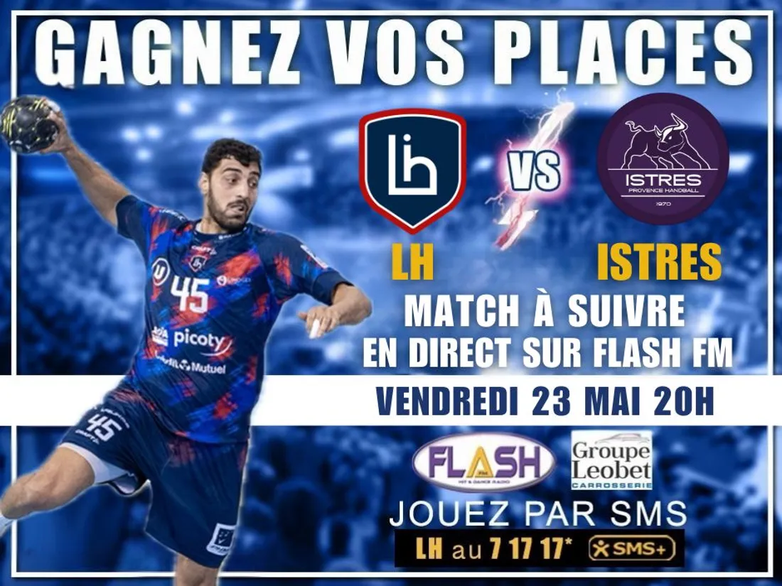 Gagnez vos places avec Flash FM pour le match Limoges Handball contre Istres
