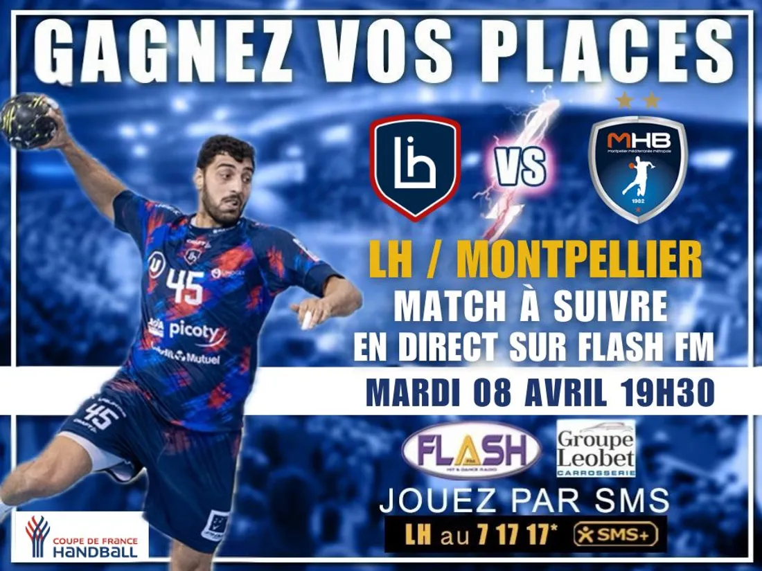 Gagnez vos places pour le match de Coupe de France du Limoges Handball contre Montpellier 