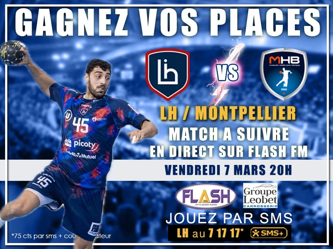 Gagnez vos places avec Flash FM pour le match du Limoges Handball contre Montpellier