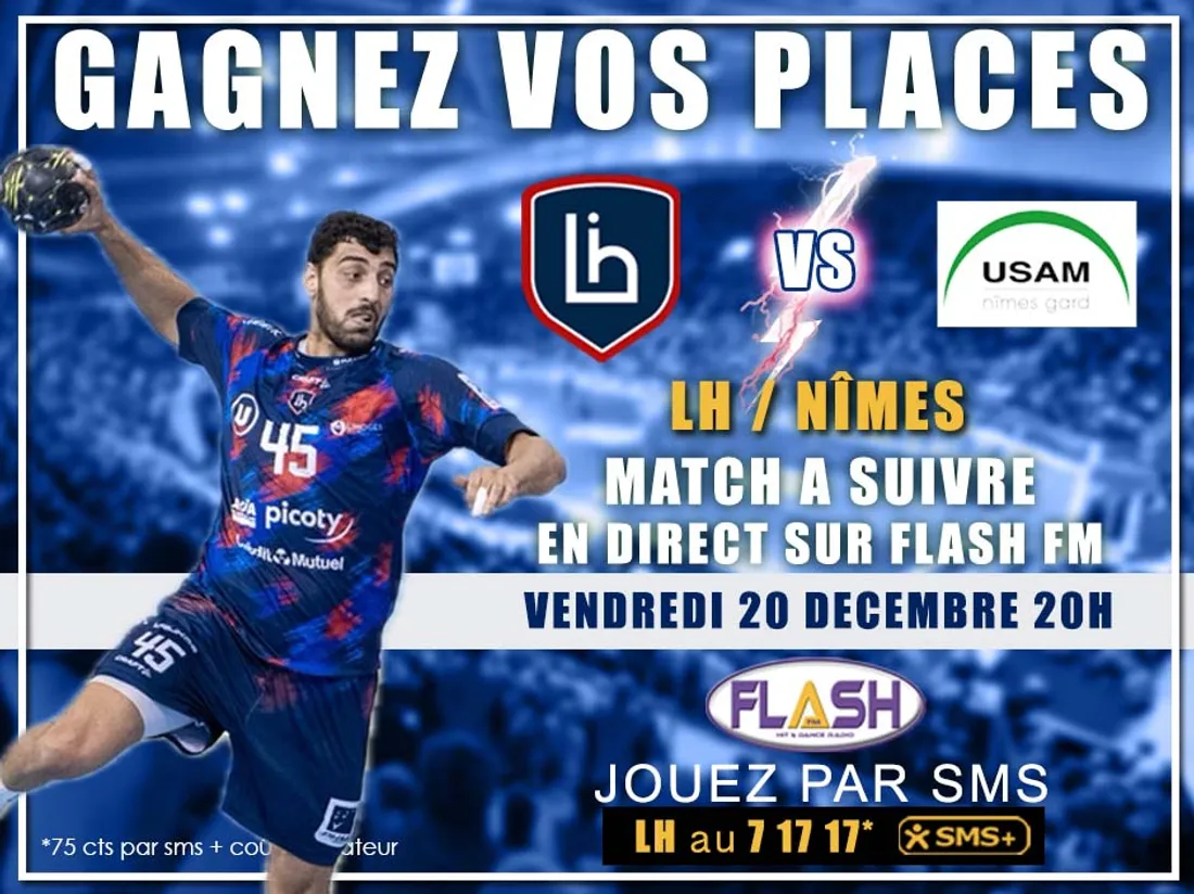 Gagnez vos places avec Flash FM pour le match du Limoges Handball contre Nîmes
