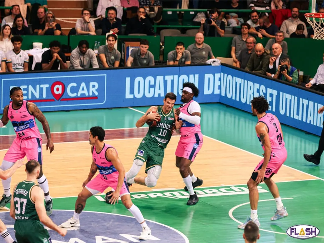 Limoges CSP ST Quentin Betclic Elite Pro A Basket 24 octobre 2025