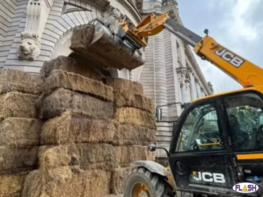 manifestation Coordination Rurale 87 préfecture Haute-Vienne Limoges empaillée Thomas Hégarty