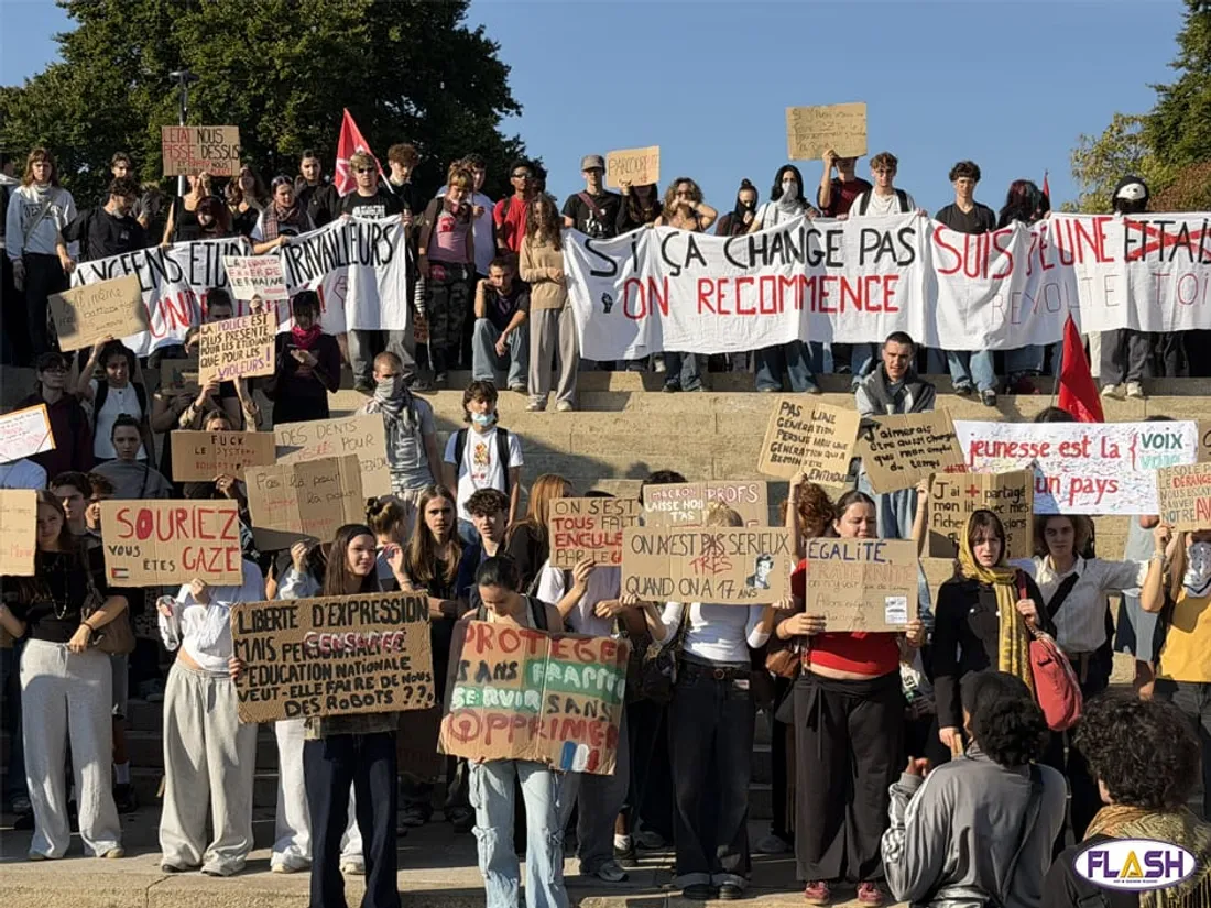 mobilisation lycées Limoges Haute-Vienne cortégé Dautrey Valadon, Limosin éducation nationale 