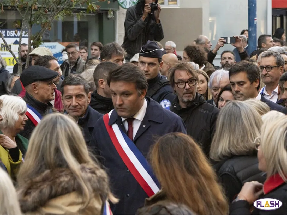 incendie mairie Limoges Haute-Vienne Guillaume Guérin Lisnard marché élus Métropole rassemblement