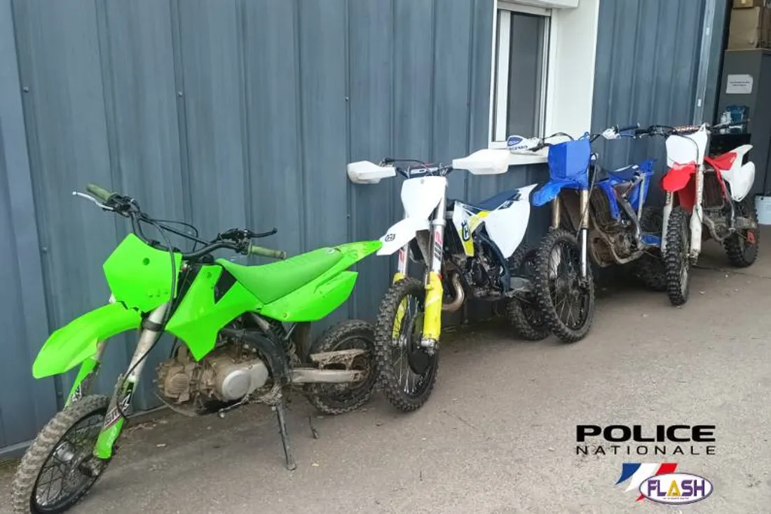 Motos cross volées saisies à Limoges - 15.03.2024 FLASH FM