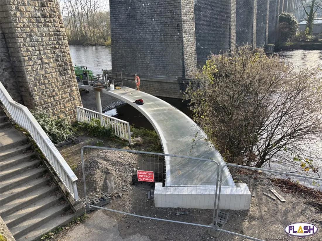Passerelle Bords de Vienne 13 décembre 2024