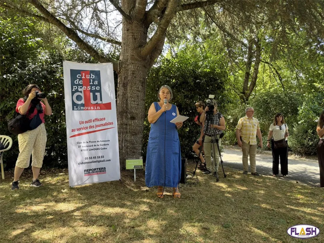 Club de la presse Limousin Limoges soutient à la presse locale Populaire du Centre Cécile Descubes