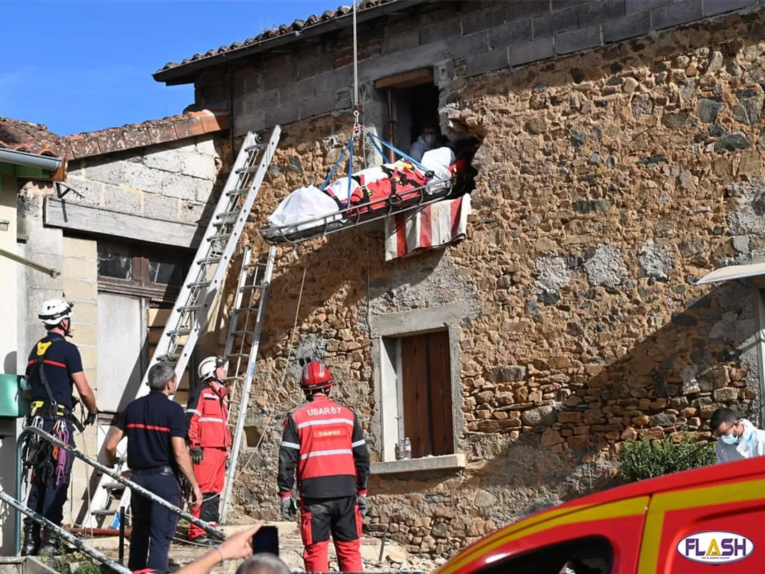 SDIS 87 Saint-Brice Saint-Junien Limoges GRIMP sauvetage malaise CHU pompiers gendarmerie 