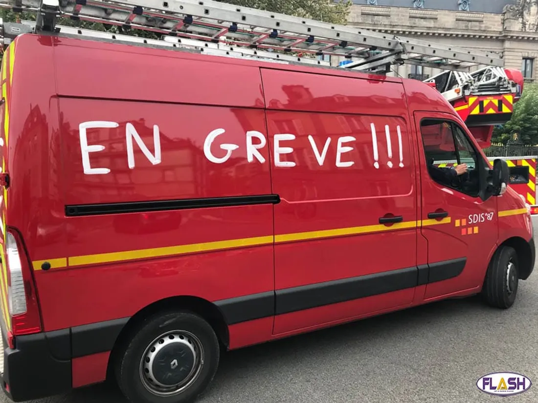 pompiers Haute-Vienne grève moyens humains financiers SDIS 87 financement Département Limoges 