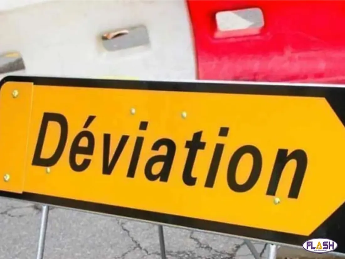 Travaux déviation 17 mars 2025