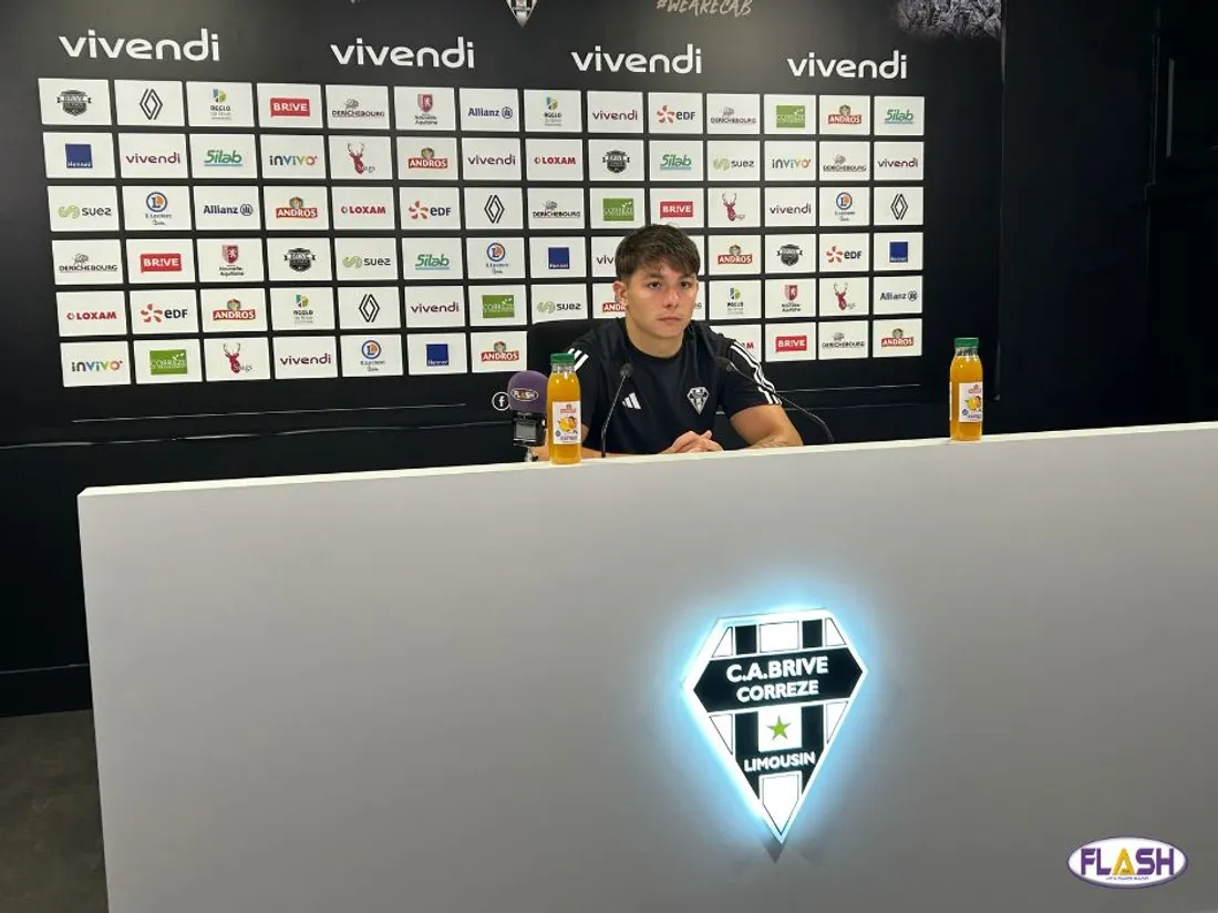 Mathis Ferté, joueur du CA Brive 260924