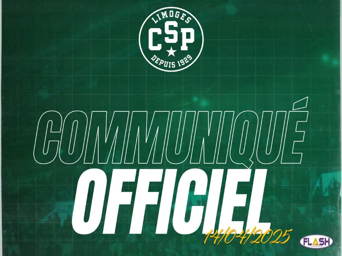 Communiqué officiel Limoges CSP 140425