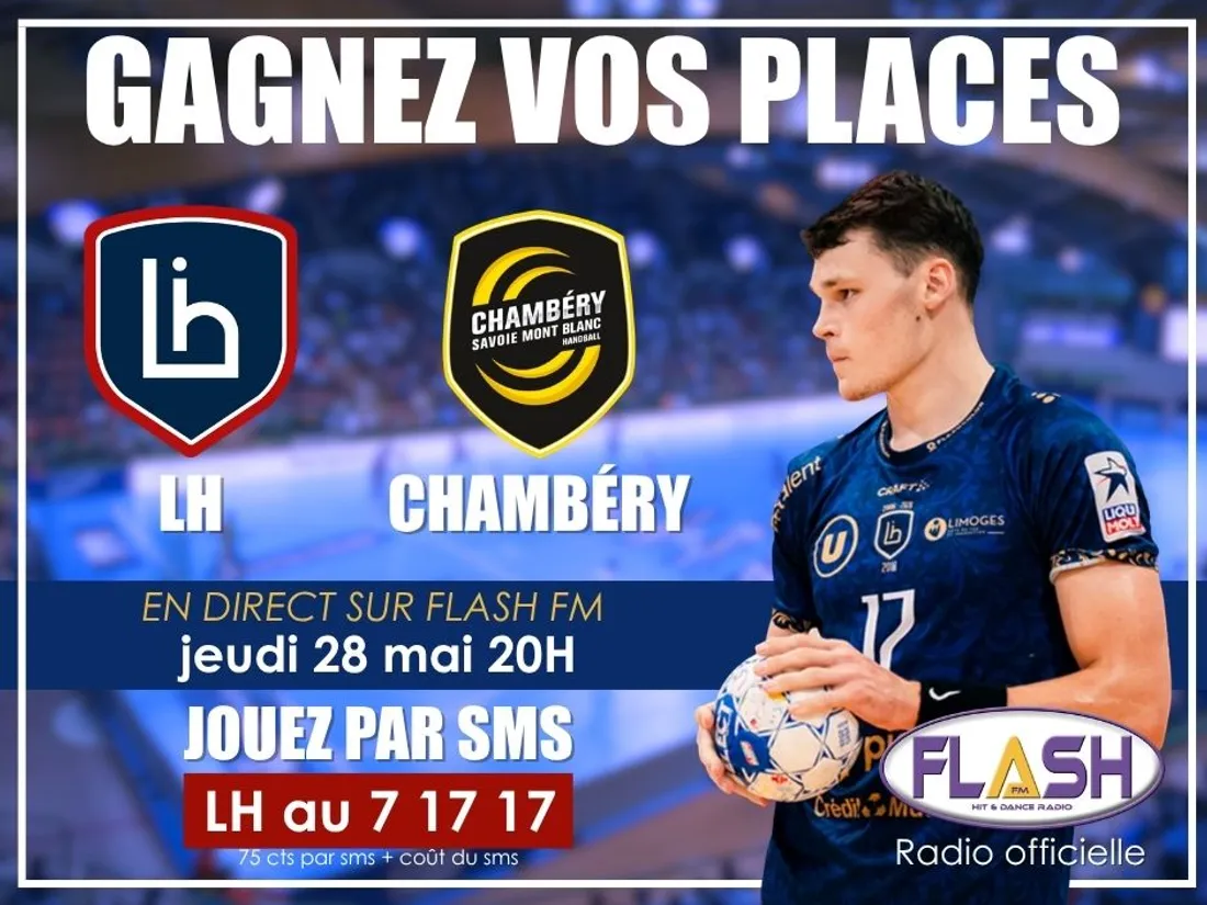 Gagnez vos places pour le match du Limoges Handball contre Chambéry en Provence avec Flash FM