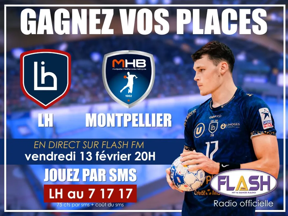 Gagnez vos places pour le match du Limoges Handball contre Montpellier
