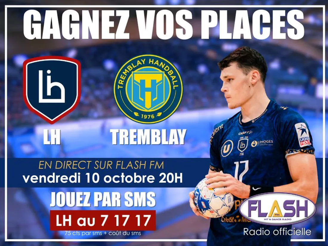 Gagnez vos places pour le match du Limoges Handball contre Tremblay en Starligue de Handball
