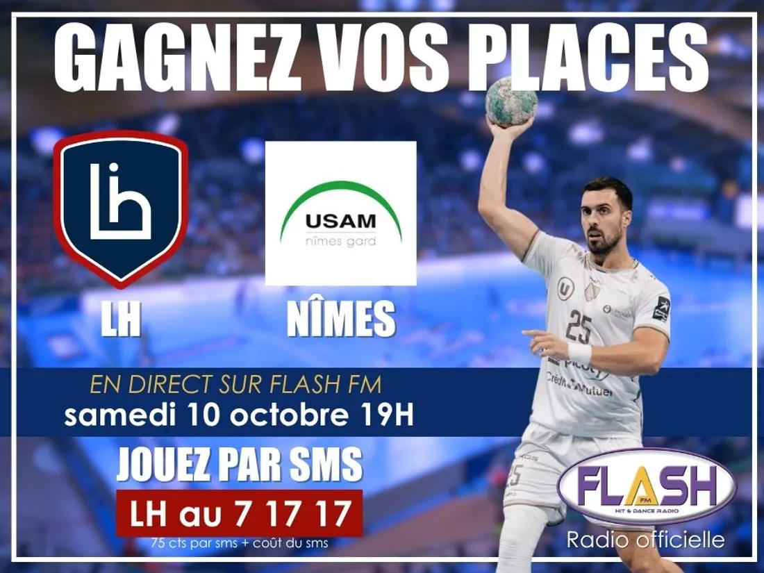 Gagnez vos places pour Limoges Handball – Nîmes avec Flash FM