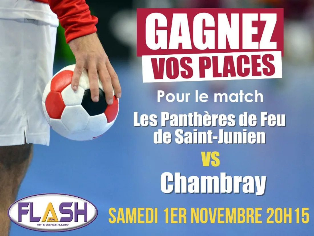 Gagnez vos places avec Flash FM pour le match du ROC ASSJ HB 87 de Saint Junien contre Chambray